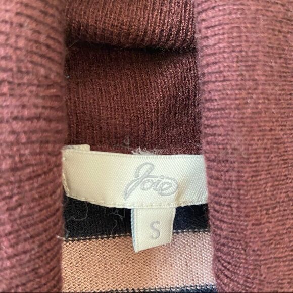 Joie-stripped Crop Long Sleeve Lightweight Sweater - Picture 8 of 8